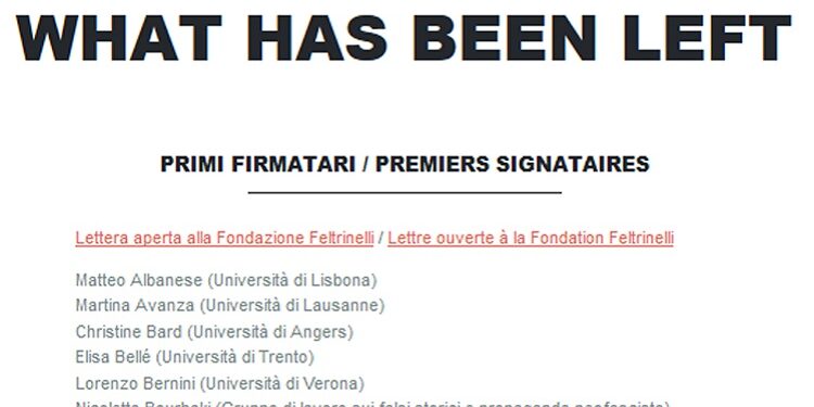 De Benoist e la Fondazione Feltrinelli: cronaca di un mancato pensiero di sinistra