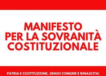 Sovranità costituzionale: in fondo a sinistra