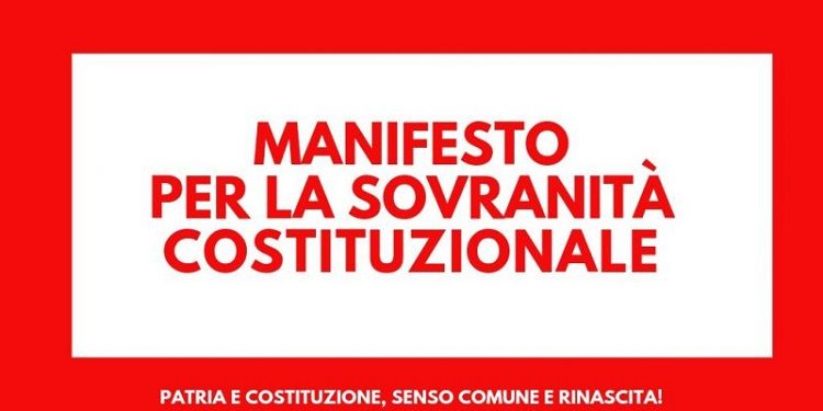 Sovranità costituzionale: in fondo a sinistra