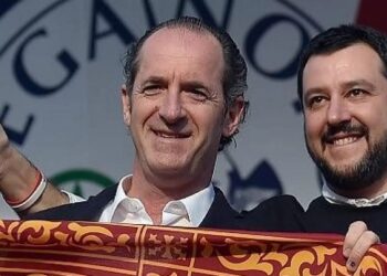 Zaia e Salvini. La Lega Veneta e quella Lombarda